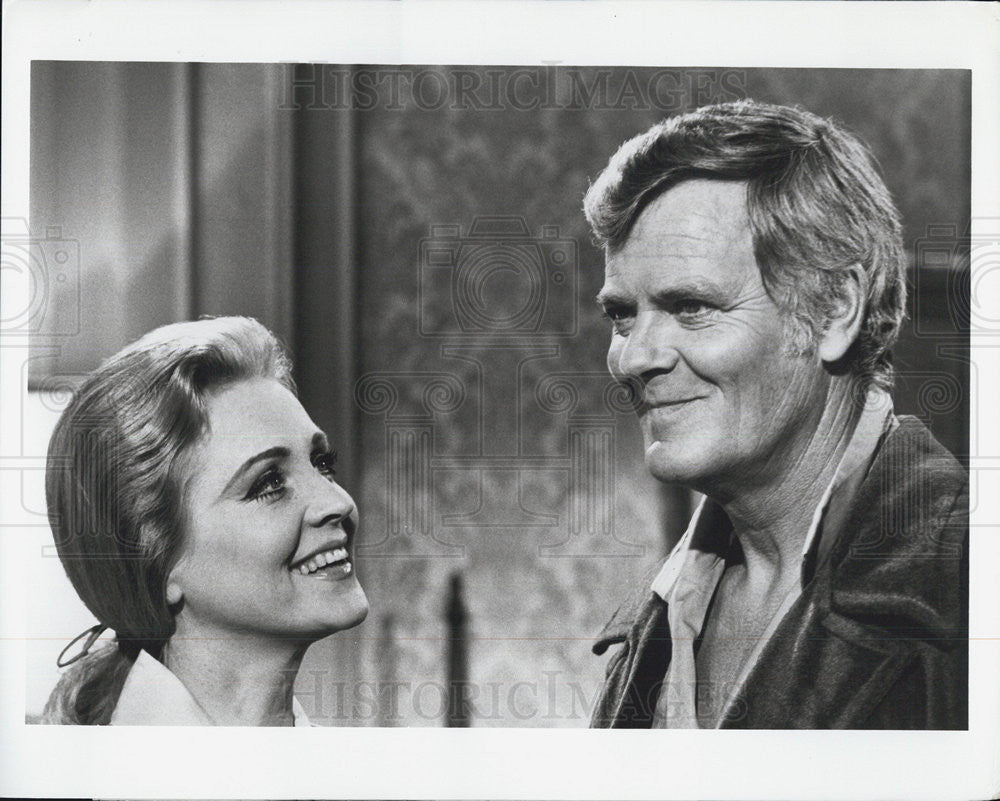 Press Photo Robert Sterling &amp; Anne Jeffreys in &quot;Love and the President&quot; - Historic Images