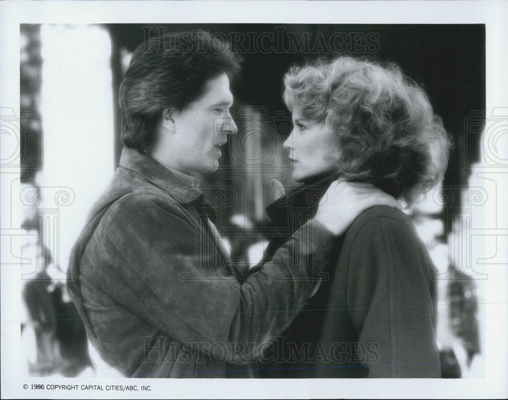 1986 Press Photo Shelley hack &amp; Tom Mason &quot;Jack and Mike&quot; - Historic Images