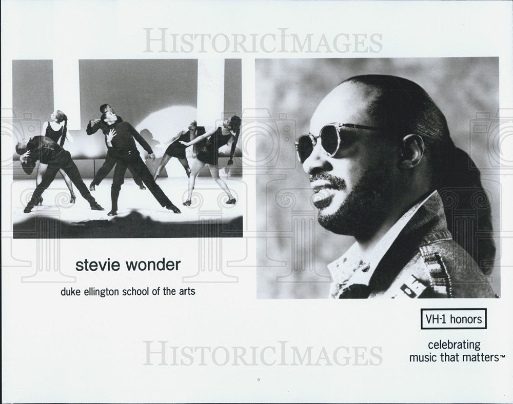 Press Photo Stevie Wonder Duke Ellington School Arts - Historic Images