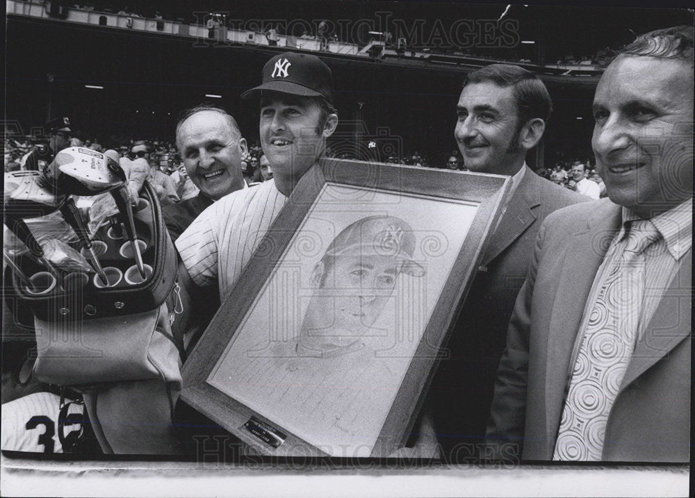 1970 Press Photo Danny Carter Day New York Yankees - Historic Images