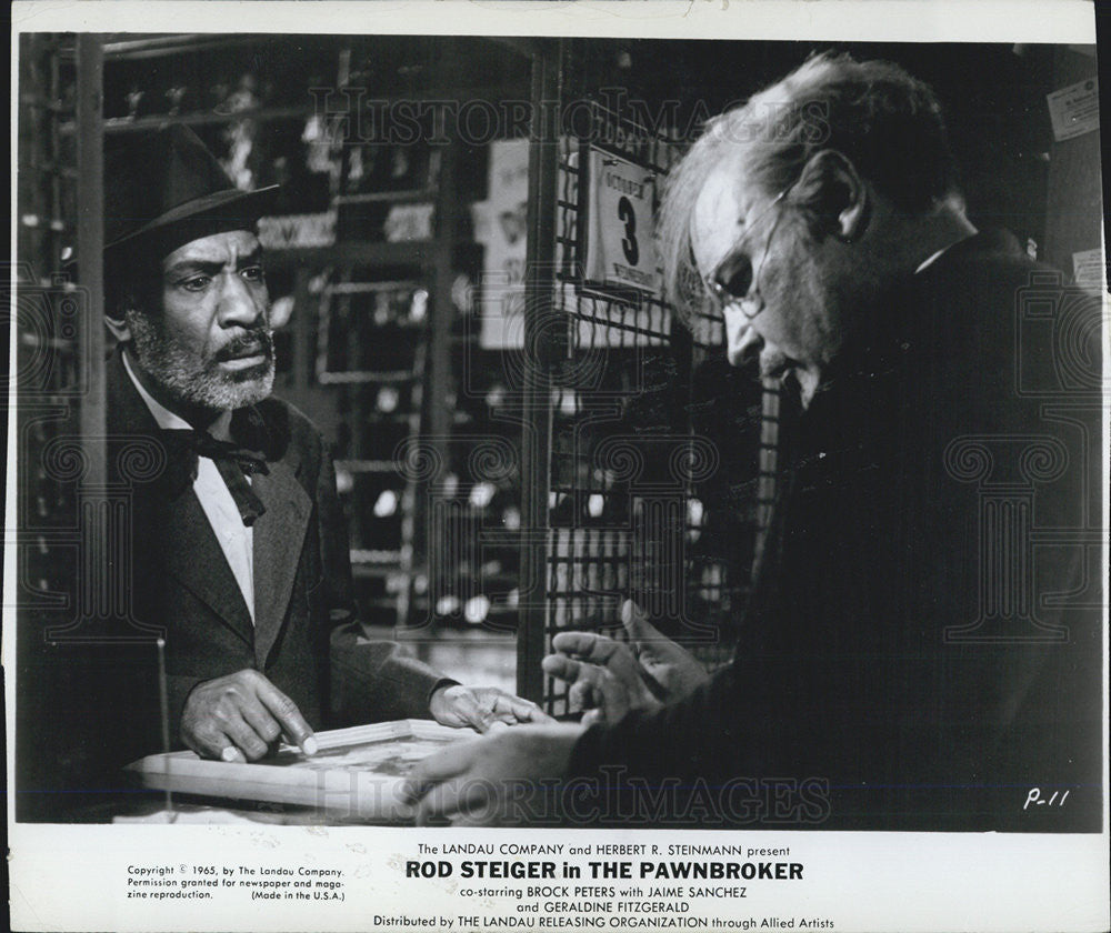 1965 Press Photo Rod Steiger,actor in The Pawnbroker - Historic Images