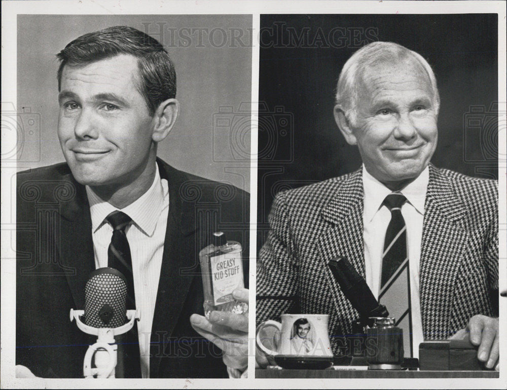 1989 Press Photo Johnny Carson Comedian TV Host - Historic Images