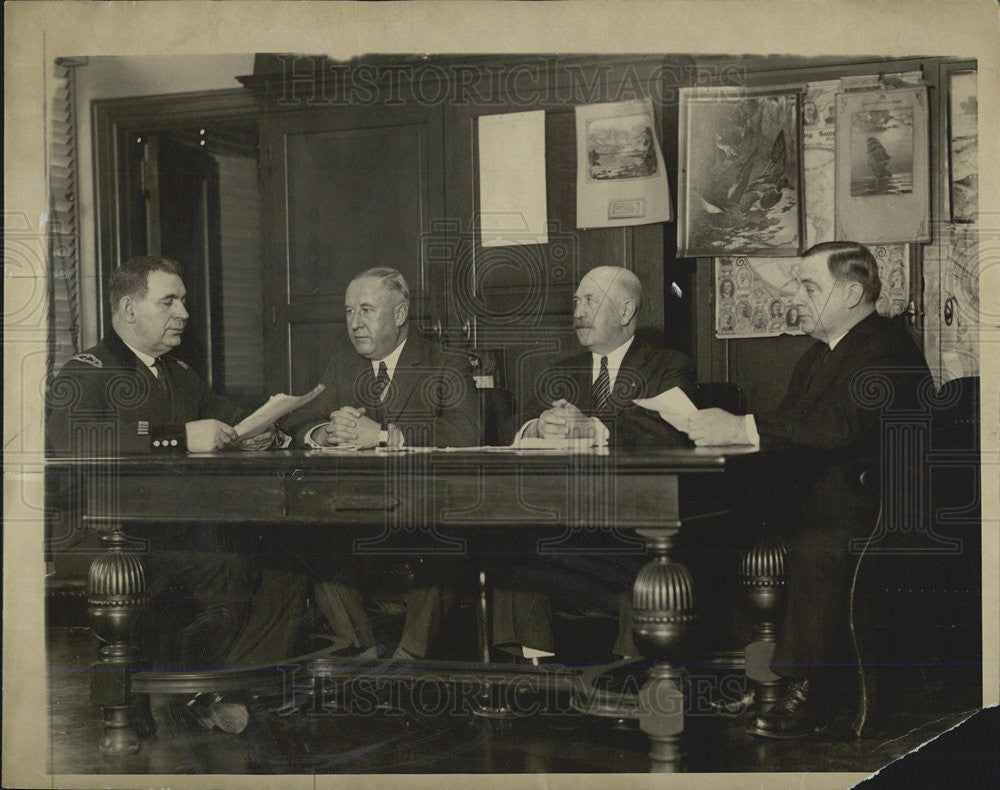 1933 Press Photo Martin King John Anderson James Dewit Livingston - Historic Images