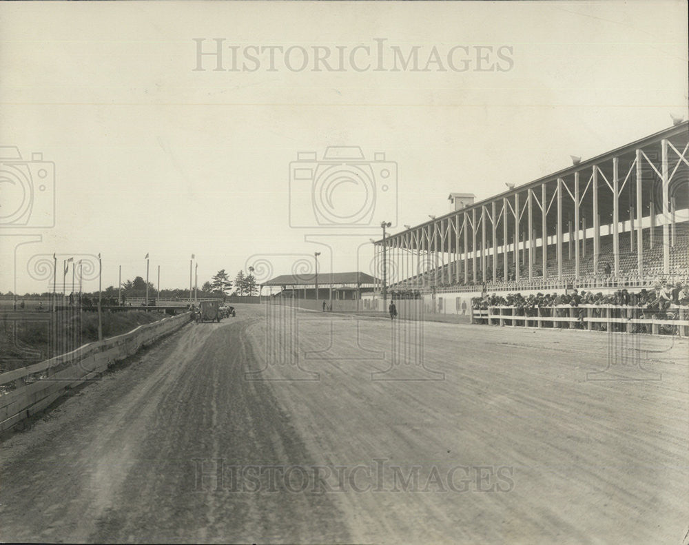 1928 Press Photo Grandstand at Escanaba,Mich fairgrounds - Historic Images