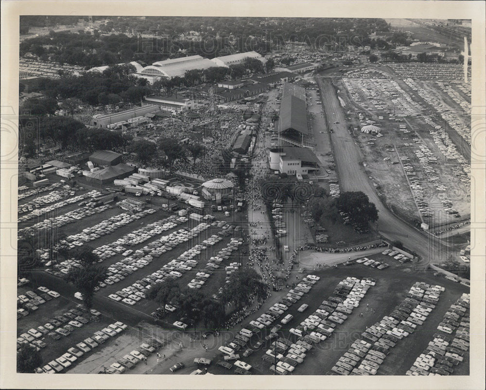 1967 Press Photo Michigan State View Aerial View - Historic Images