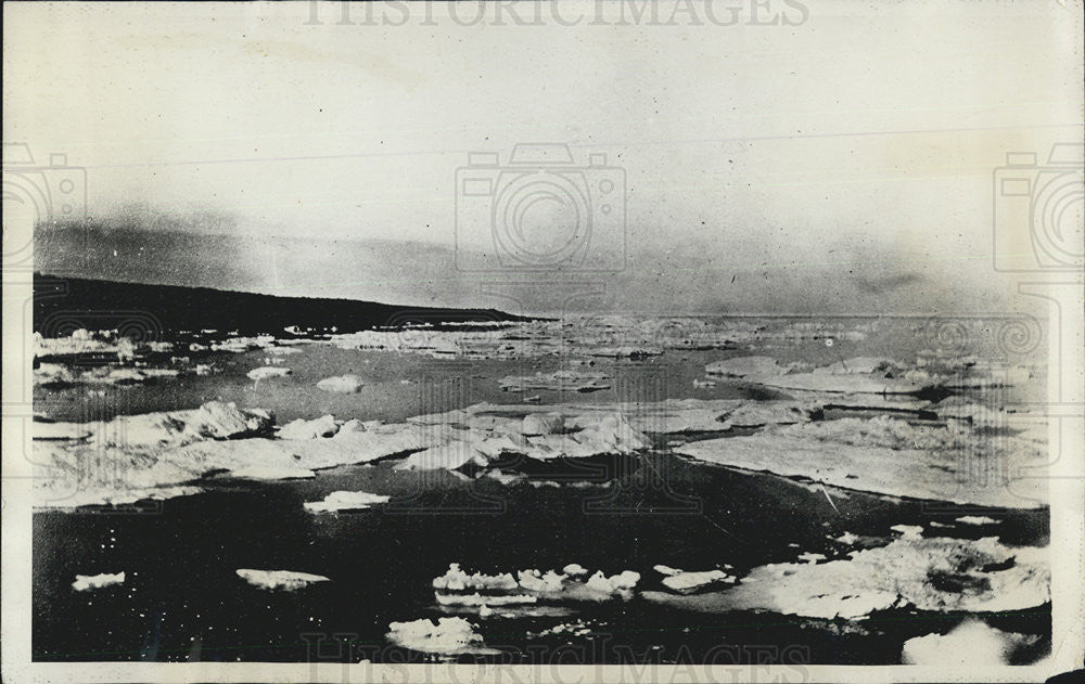 1928 Press Photo Ice at Greenly Island - Historic Images