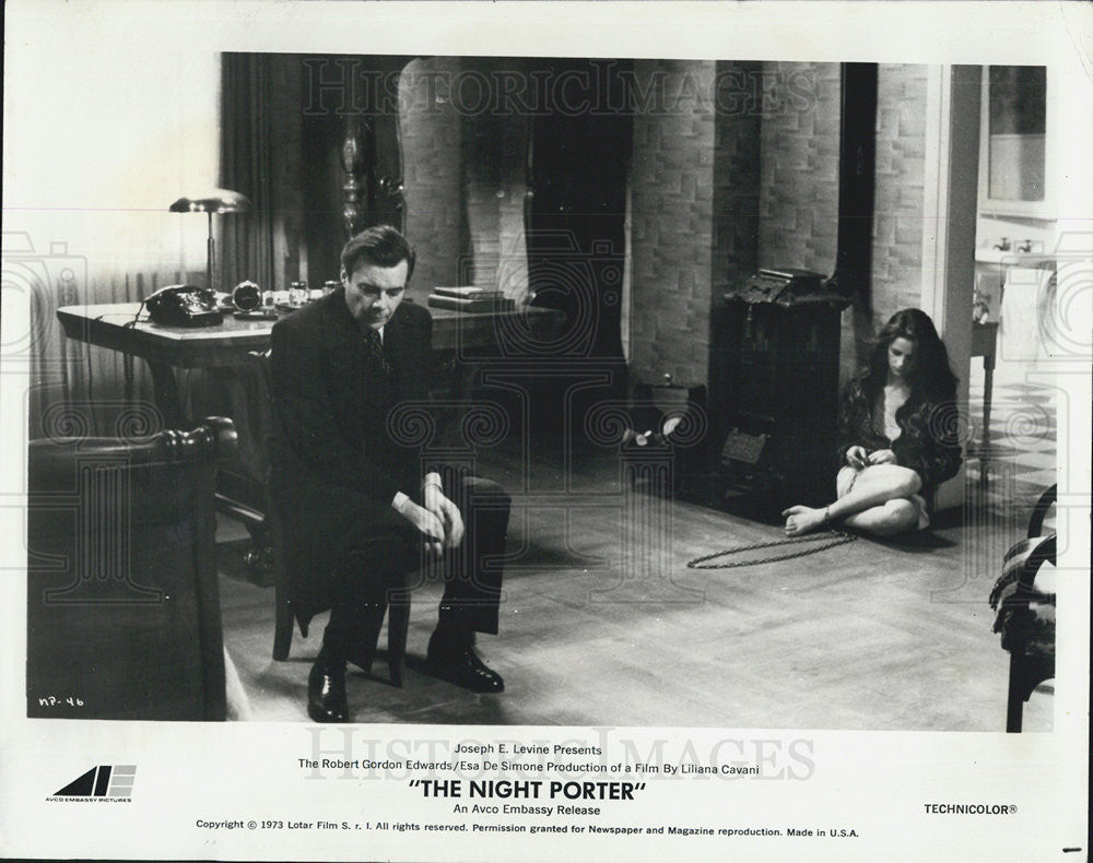 1974 Press Photo Dirk Bogarde in The Night Porter - Historic Images