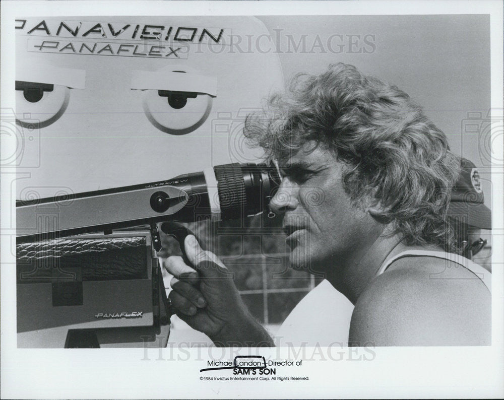 1984 Press Photo Michael Landon, director of &quot;Sam&#39;s Son&quot; - Historic Images