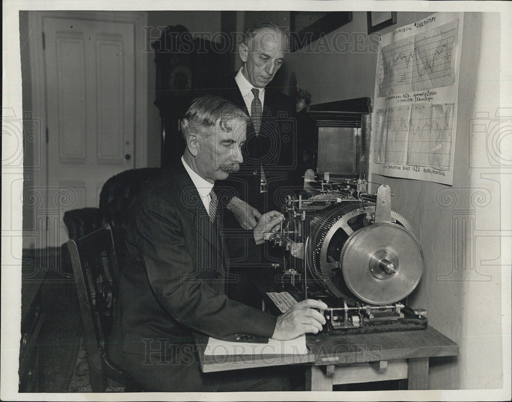 1931 Press Photo Dr. Charles G. Abbott of Smithsonian Institution, Andrew Kramer - Historic Images