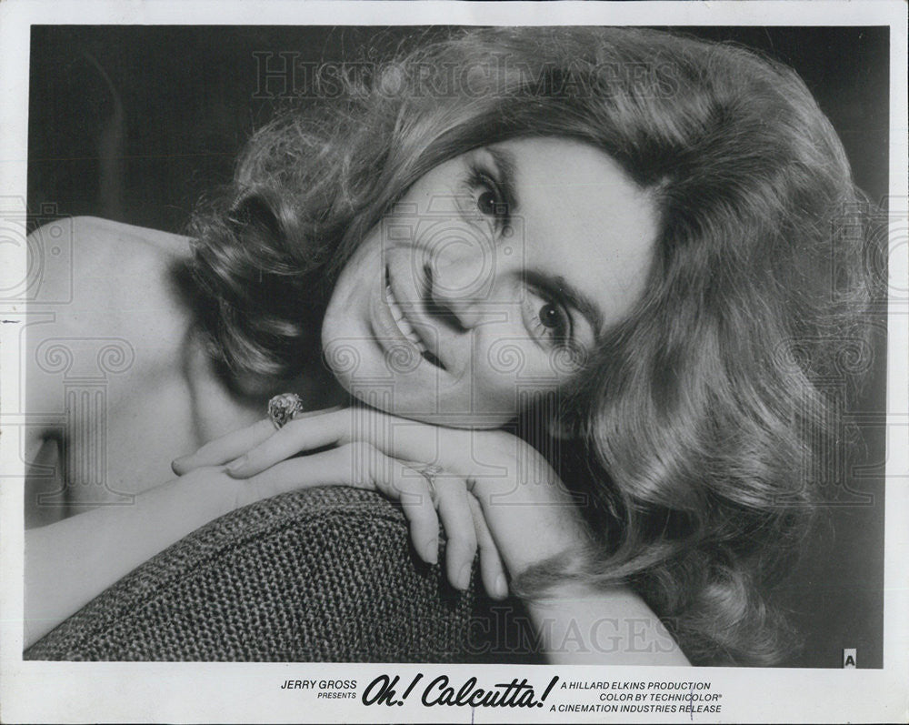 1972 Press Photo Reina Barrett in &quot;Oh Calcutta&quot; - Historic Images