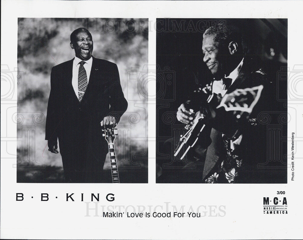 Press Photo B. B. King &quot;Makin&#39; Love is Good For You&quot; - Historic Images