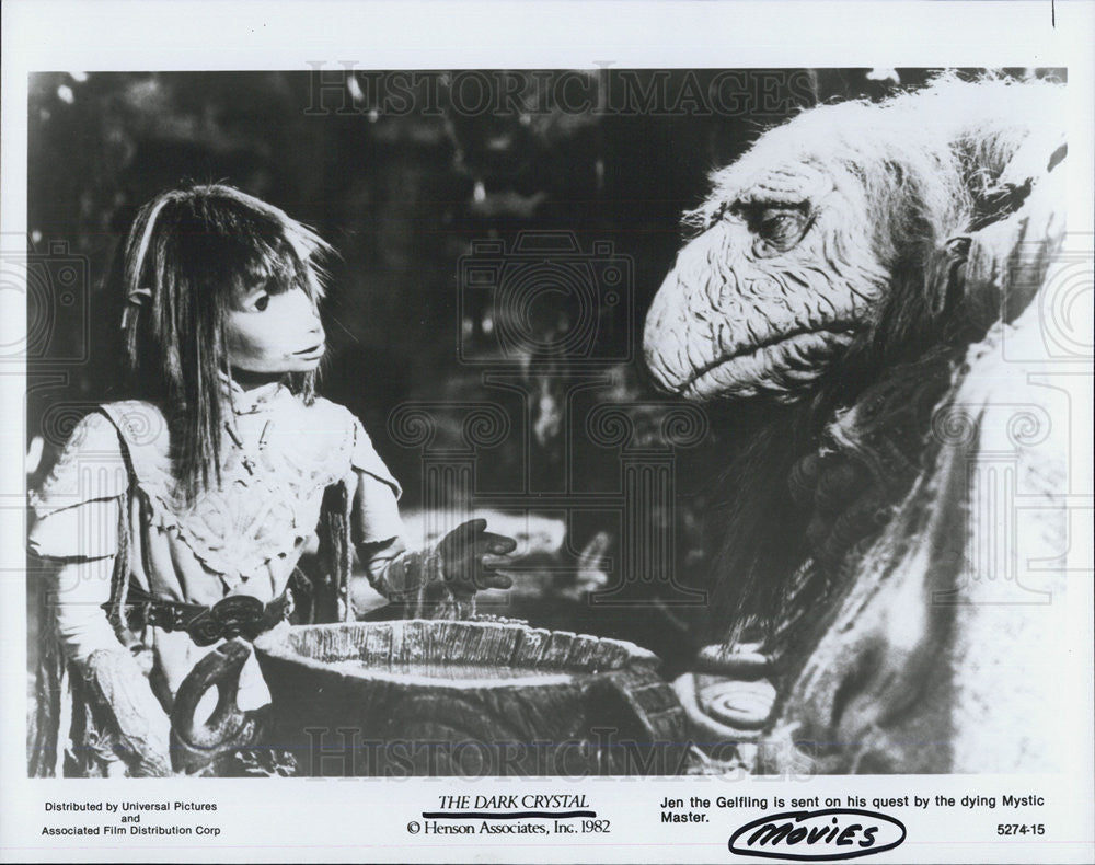 1982 Press Photo Jen the Gelfling in &quot;The Dark Crystal&quot; - Historic Images