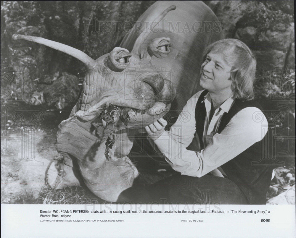 1984 Press Photo Wolfgng Petersen in &quot;The Neverending Story&quot; - Historic Images