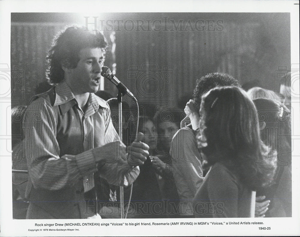 1978 Press Photo Michael Ontkean in &quot;Voices&quot; - Historic Images