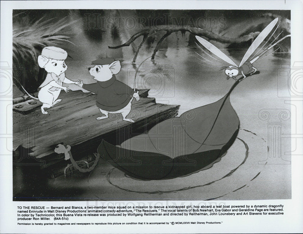 Press Photo Disney&#39;s The Rescuers - Historic Images