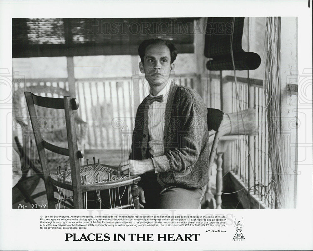 1984 Press Photo John Malkovich PLACES IN THE HEART - Historic Images