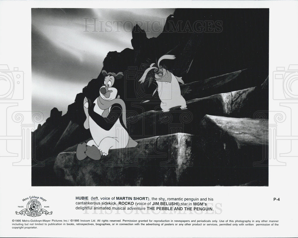 1995 Press Photo MGM cartoon &quot;The Pebble and the Penguin&quot; - Historic Images