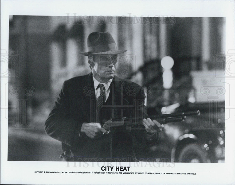 1984 Press Photo City Heat Clint Eastwood Movie - Historic Images