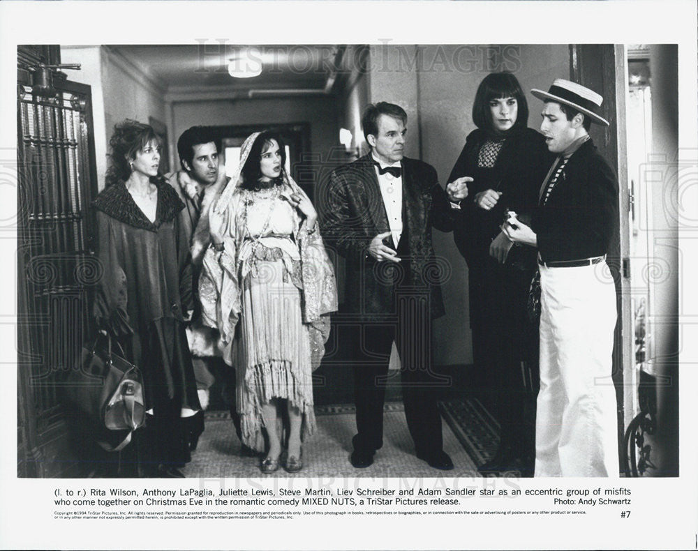 1994 Press Photo Rita Wilson, A. LaPaglia, J. Lewis, Steve Martin, L. Schreiber - Historic Images