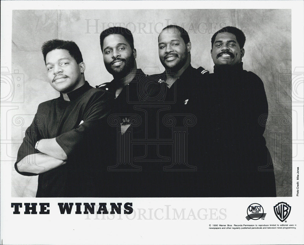 1992 Press Photo The Winans Music Warner Brothers Qwest - Historic Images