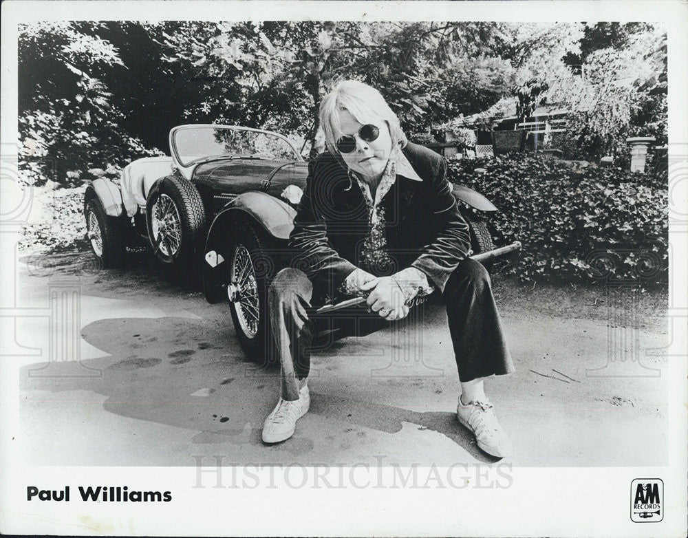 1972 Press Photo Paul Williams Composer A&M Records - Historic Images
