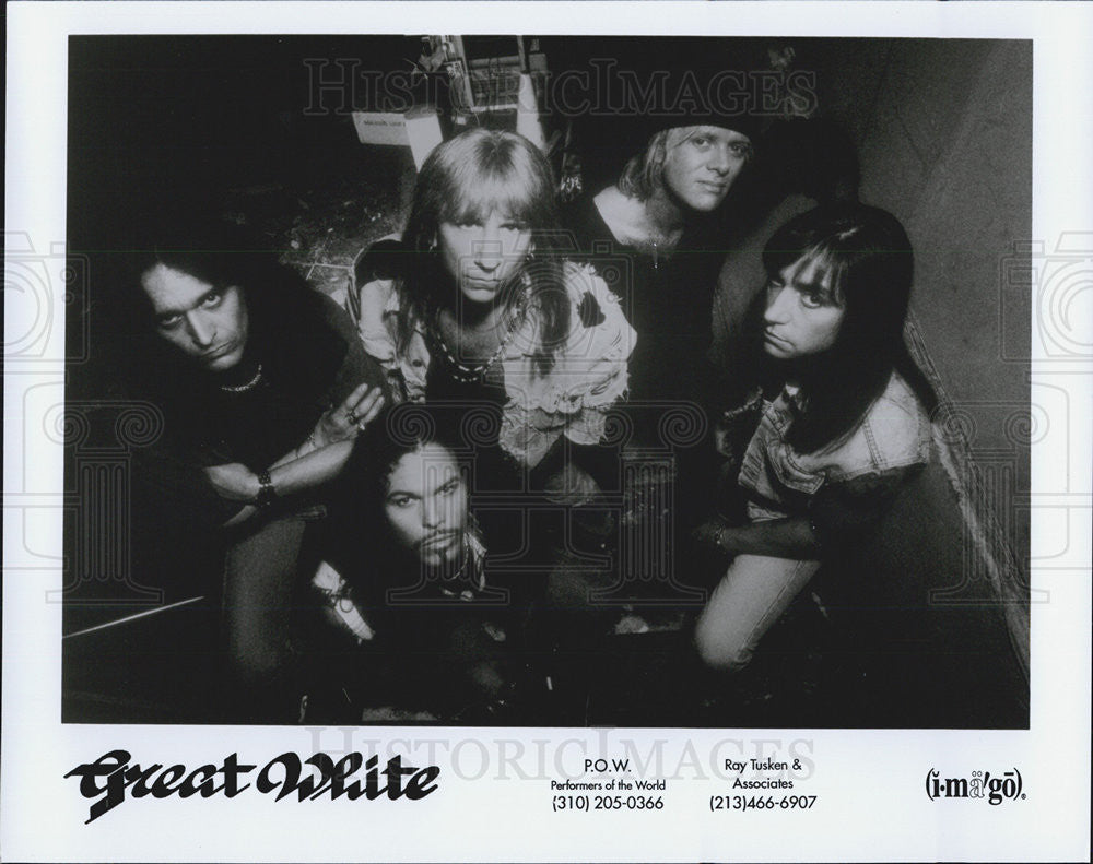 Press Photo Great White Musical Group Band Imago - Historic Images