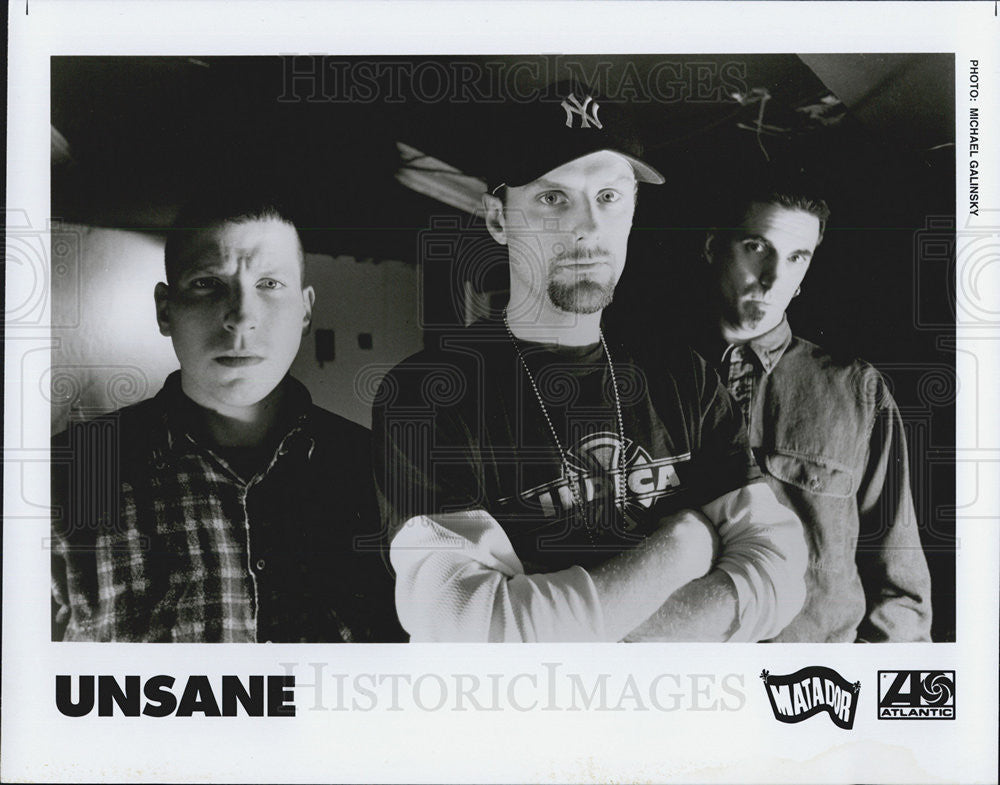 Press Photo Unsane Musical Group Band Atlantic Noise Rock Trio - Historic Images