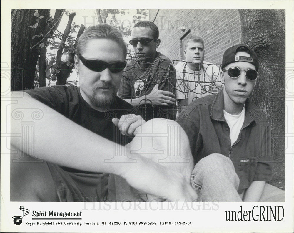 Press Photo Undergrind Band - Historic Images