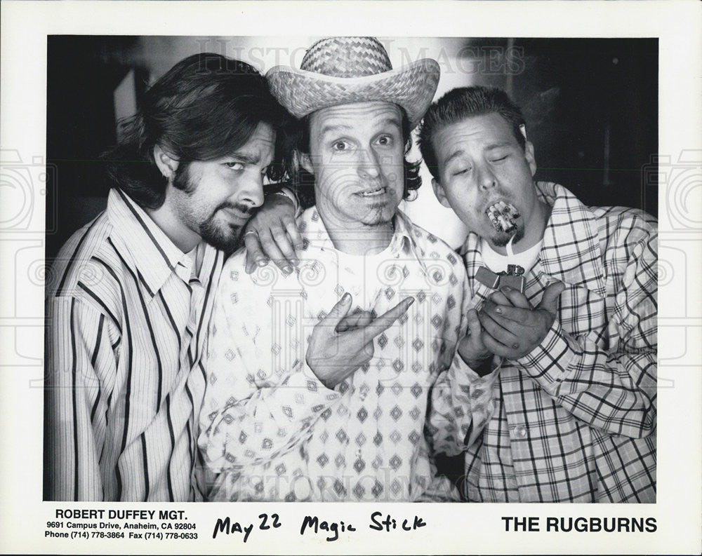 Press Photo The Rugburns Musical Group Band - Historic Images
