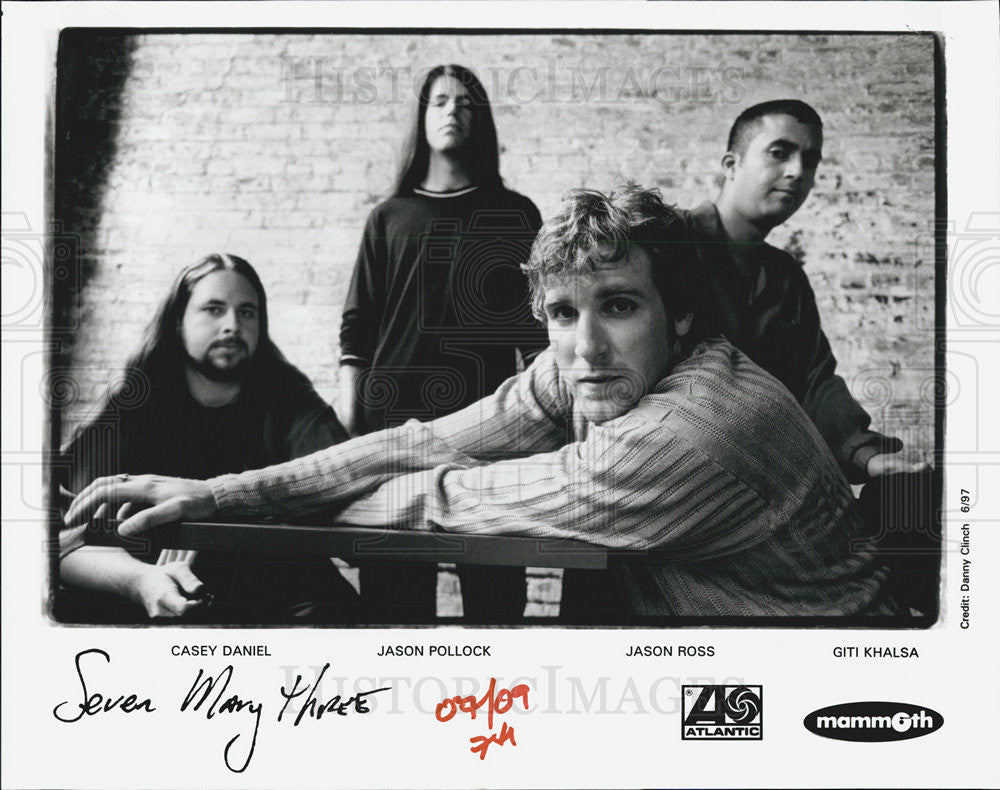 1997 Press Photo Seven Mary Three Rock Band Musical Group Atlantic Mammoth - Historic Images