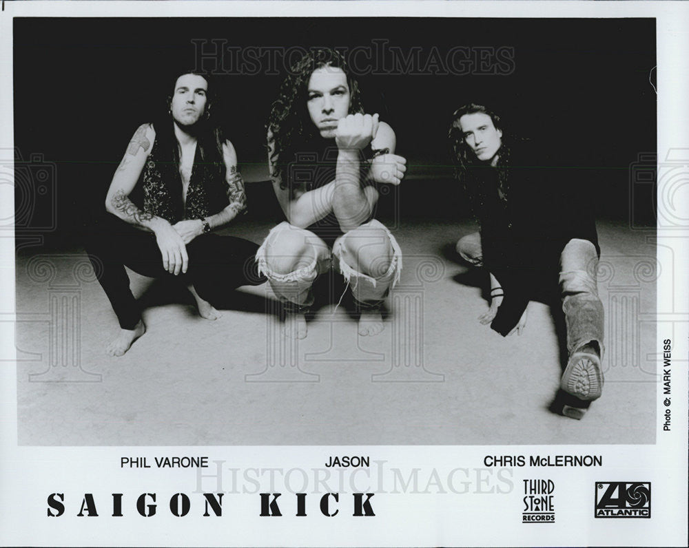 Press Photo Band,Saigon Kick,Phil Varone,Jason,Chris McLernon - Historic Images