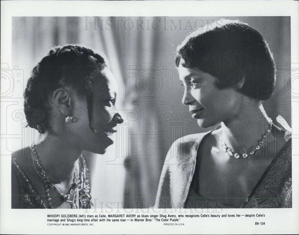 Press Photo The Color Purple Whoopi Goldberg Margaret Avery Warner Brothers - Historic Images