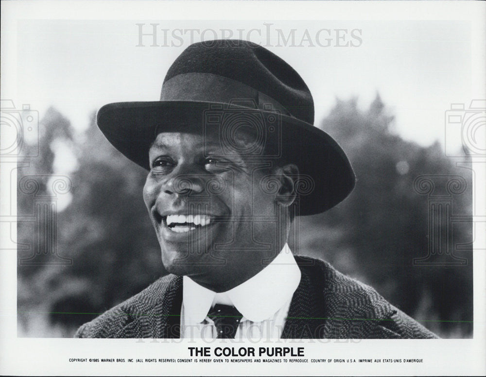 1985 Press Photo Danny Glover The Color Purple - Historic Images