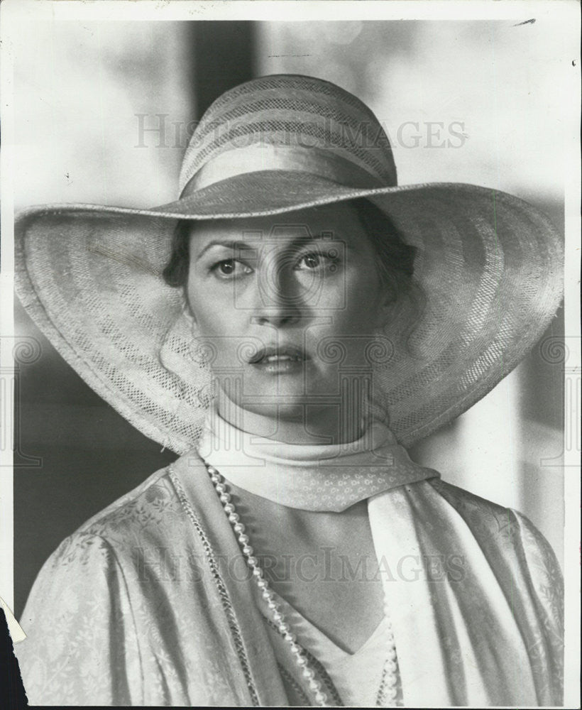 1986 Press Photo Faye Dunaway Actress - Historic Images