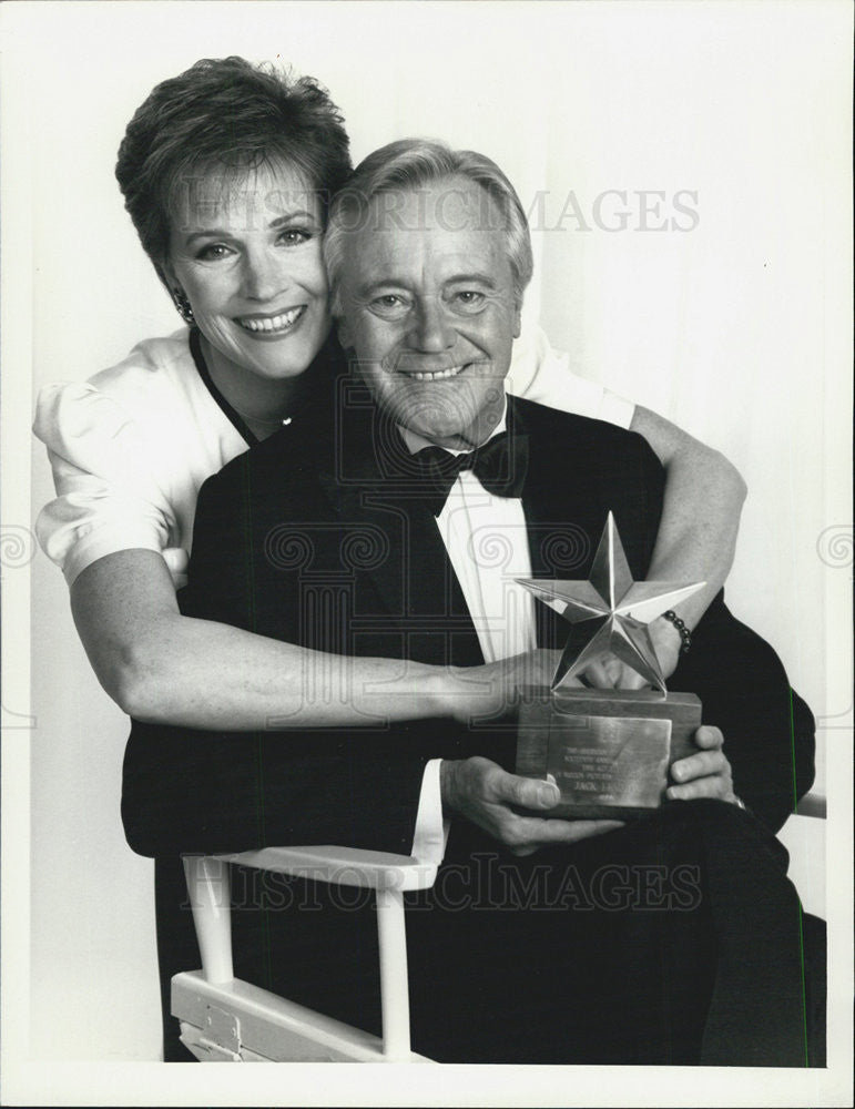 1988 Press Photo Julie Andrew, Jack Lemmon &quot;A Salute to Jack Lemmon&quot; - Historic Images