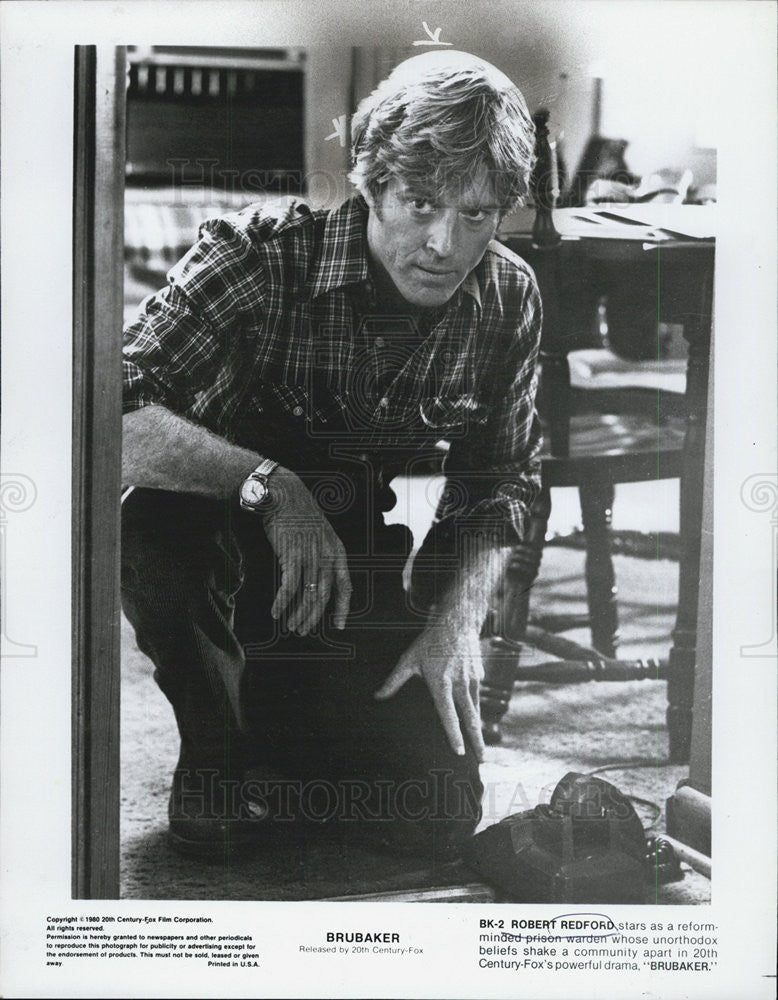 1981 Press Photo Robert Redrod Brubaker 20th Century Fox - Historic Images