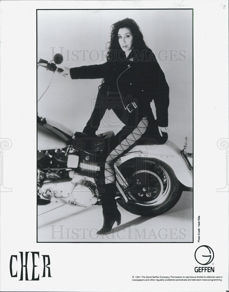 1991 Press Photo Cher - Historic Images