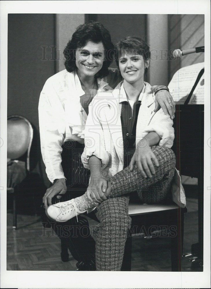 1986 Press Photo &quot;My Sister Sam&quot; Pam Dawber and Michael DesBarres - Historic Images