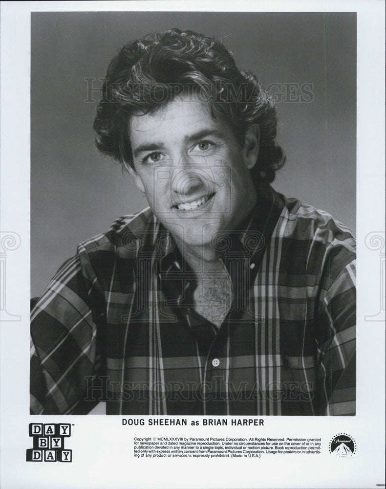 1988 Press Photo Doug Sheehan Day By Day Television - Historic Images