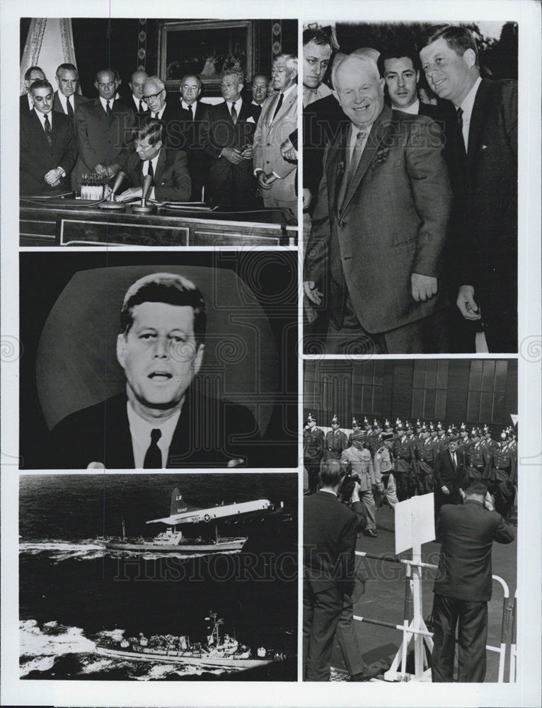 1983 Press Photo An ABC News Special Kennedy&#39;s Foreign Record JFK - Historic Images