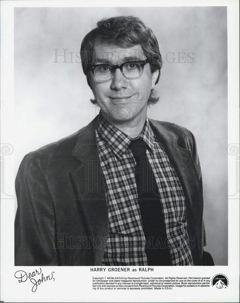 Press Photo Harry Groener as Ralph in &quot;Dear John,&quot; - Historic Images