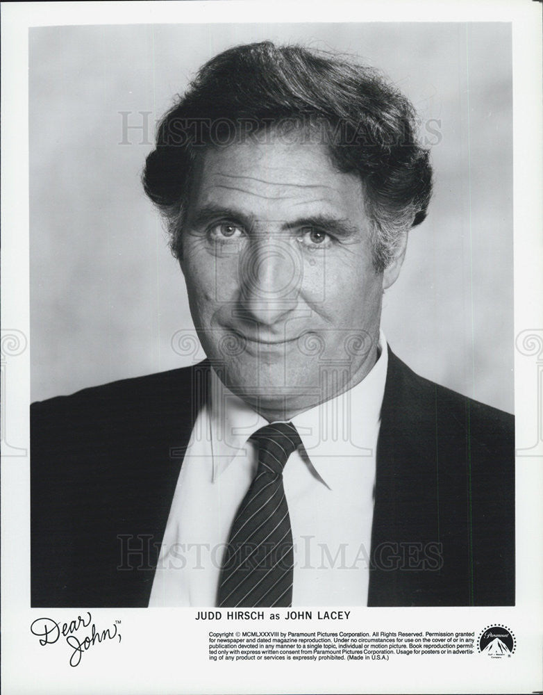 Press Photo Judd Hirsch as John Lacey in &quot;Dear John,&quot; - Historic Images