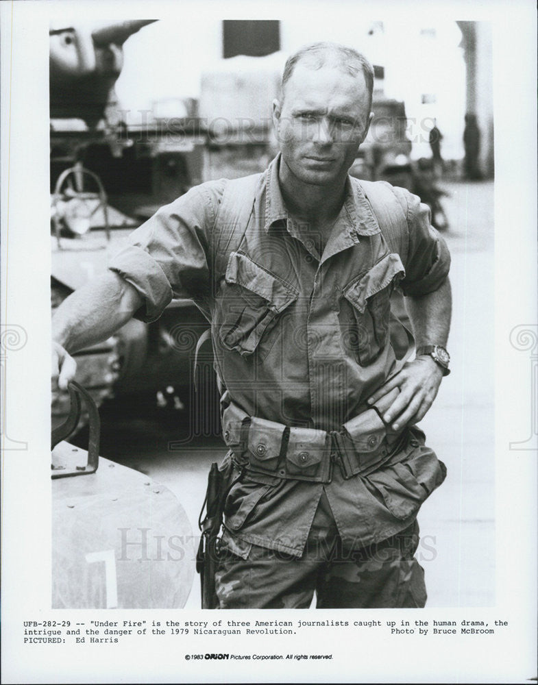 1983 Press Photo Actor Ed Harris Pictured in Movie