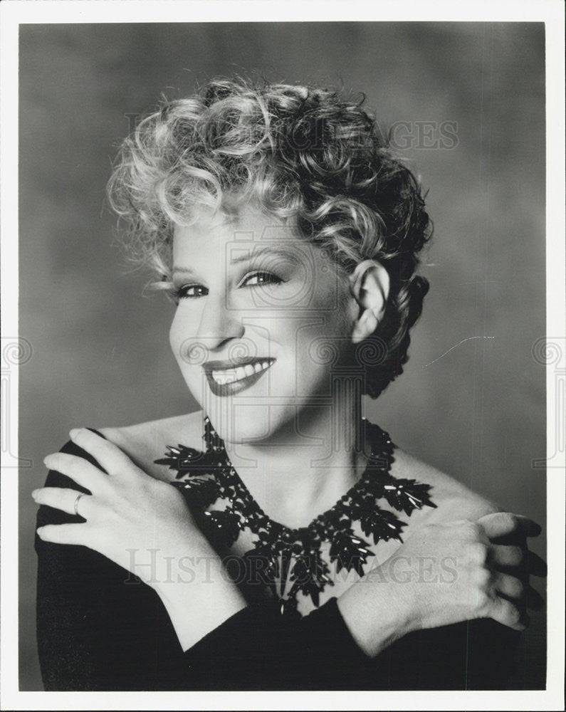 Press Photo Bette Midler Actress Singer Gypsy Television Movie Film CBS - Historic Images