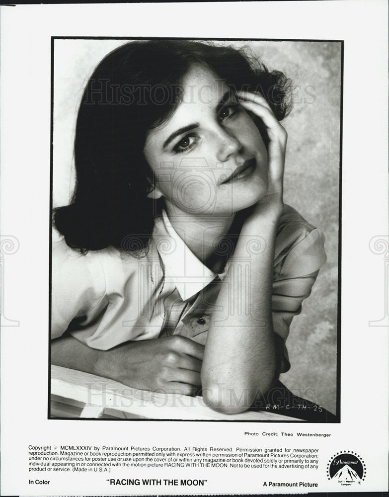 1984 Press Photo Elizabeth McGovern Actress Racing With Moon Movie Film - Historic Images