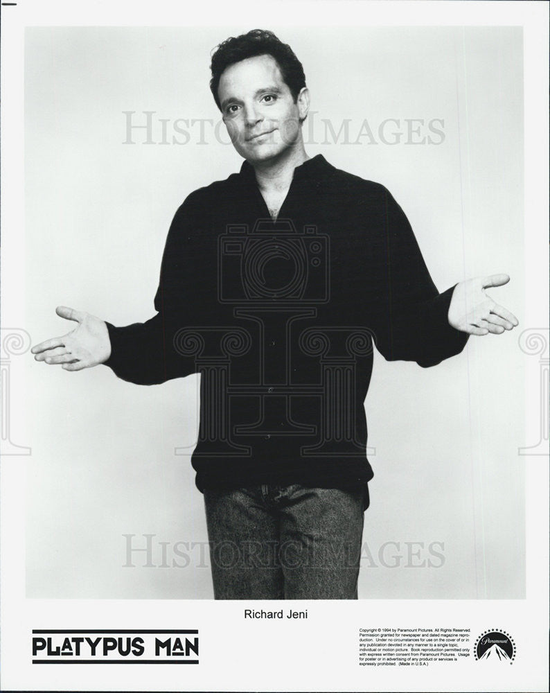 1994 Press Photo Richard Jeni Actor Platypus Man Comedy Television Series Sitcom - Historic Images