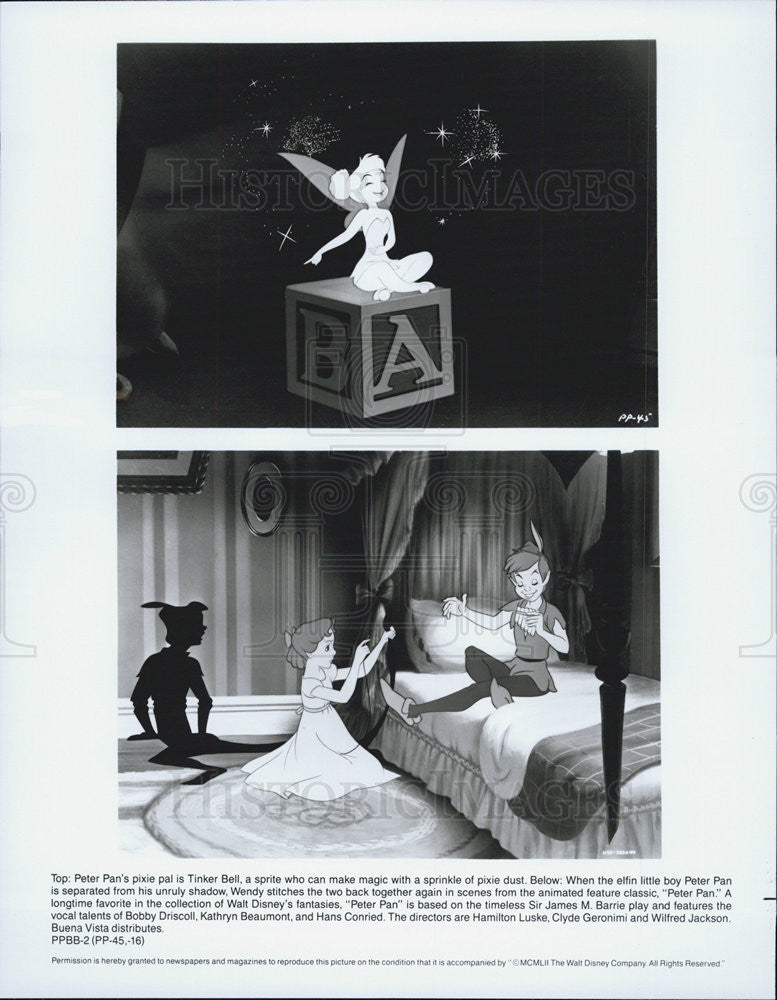 Press Photo Peter Pan - Historic Images