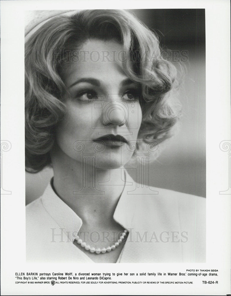 1993 Press Photo Ellen Barkin Actress This Boy&#39;s Life Coming Age Drama Movie - Historic Images