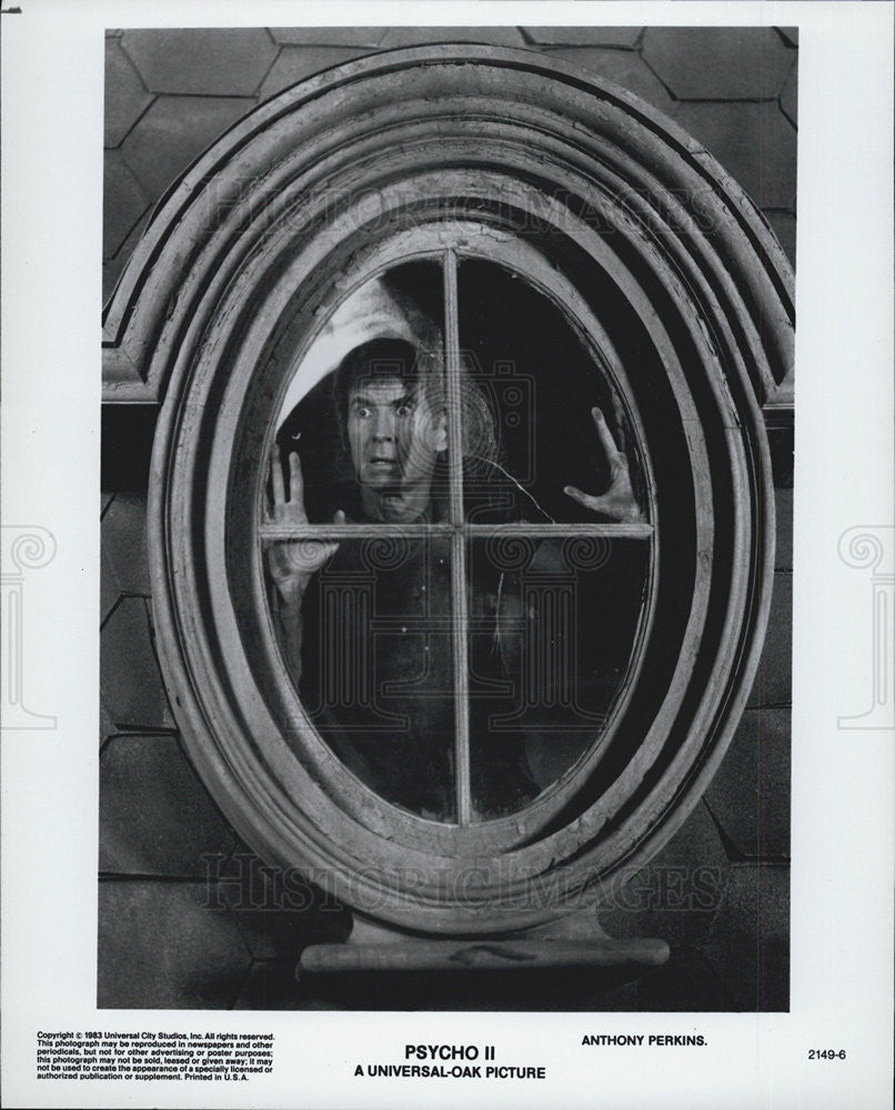 1983 Press Photo Anthony Perkins &quot;Psycho II&quot; - Historic Images