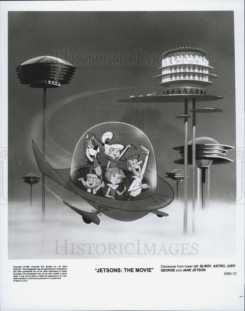 1990 Press Photo &quot;Jetsons:The Movie&quot; - Historic Images